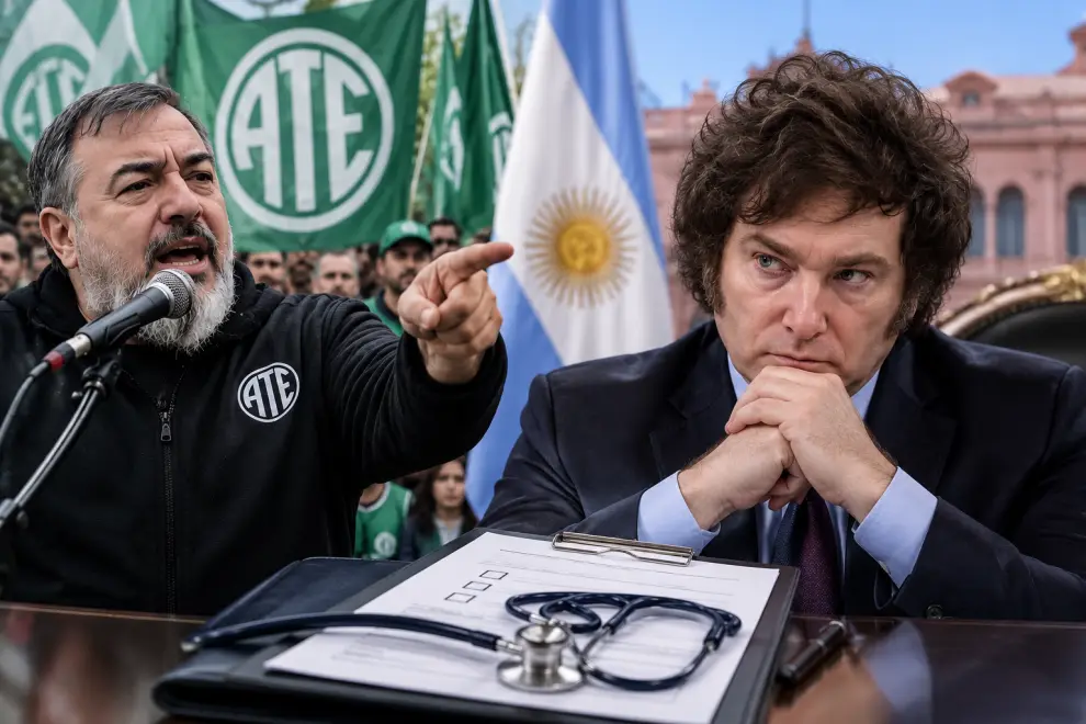 ATE pidió un examen médico para Milei y el gobierno le mandó una respuesta que el sindicato rechazó